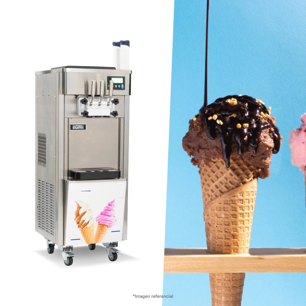 Máquina De Helado Soft De Hasta 25 Litros Por Hora Ilumi
