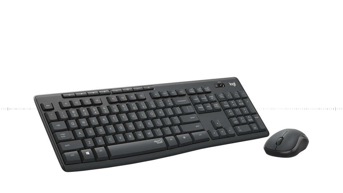 TECLADO LOGITECH + MOUSE MK295 WIRELESS USB BLACK (920-009792)-P