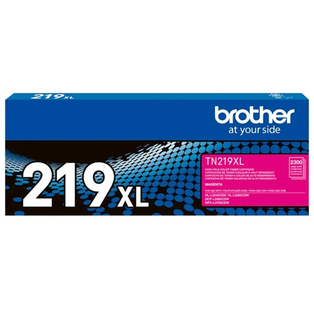TONER BROTHER TN219XLM MAGENTA(L3560, L3760,L3280)2300 PAG.
