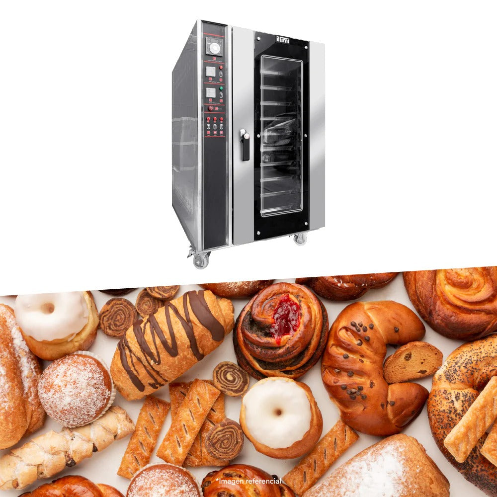 Horno Industrial Convector A Gas De 10 Bandejas Ilumi