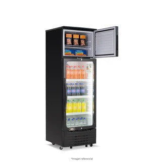 Bc Cooler (Conservador Y Congelador) Puerta  Vidrio Vertical  370L Ilumi