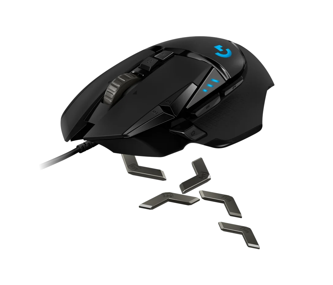 MOUSE LOGITECH G502 HERO 16000 DPI RGB BLACK (910-005550)-P