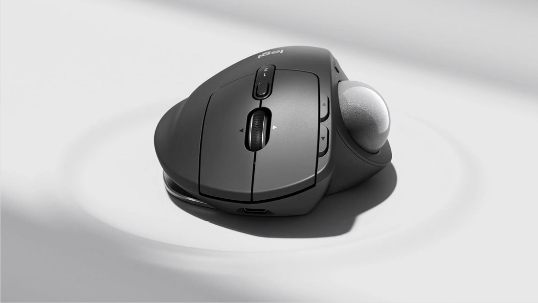 MOUSE LOGITECH MX ERGO S ADVANCED TRACKBALL WIRELESS BOLT/BLUETOOTH USB-C BLACK (910-007261)