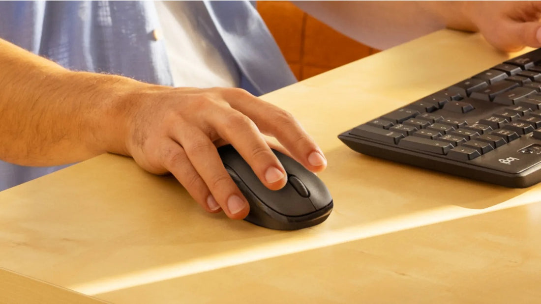 TECLADO LOGITECH + MOUSE MK295 WIRELESS USB BLACK (920-009792)-P