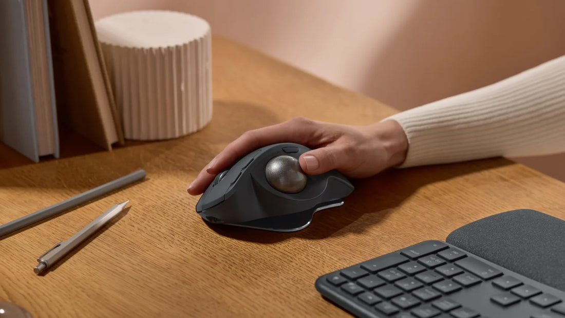 MOUSE LOGITECH MX ERGO S ADVANCED TRACKBALL WIRELESS BOLT/BLUETOOTH USB-C BLACK (910-007261)