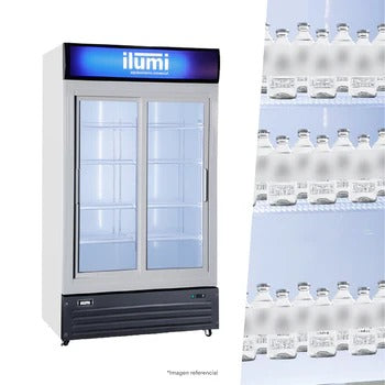 Bc Cooler (Fan Cooling) 2 Puertas Vidrio Vertical 600L Ilumi