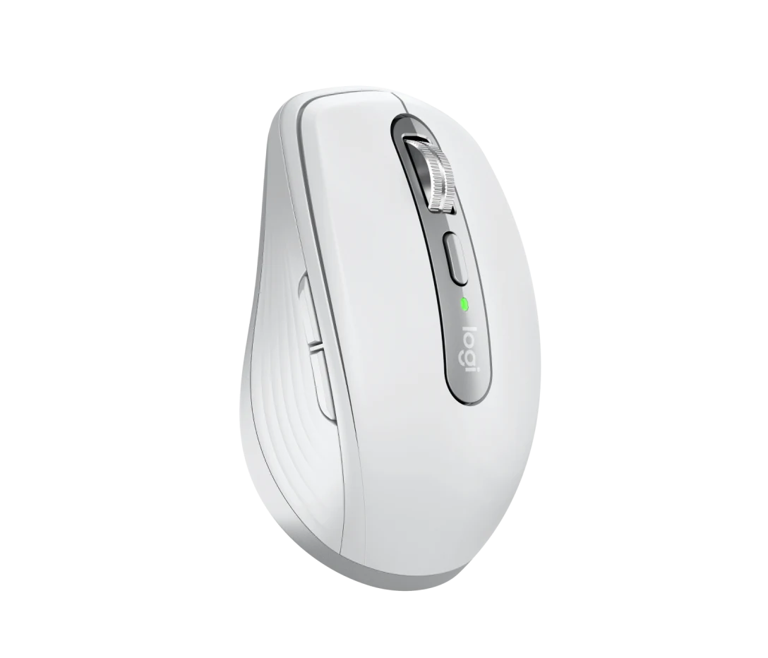 MOUSE LOGITECH MX ANYWHERE 3S BLUETOOTH/WIRELESS 8K USB-C PALE GREY (910-006933)-P