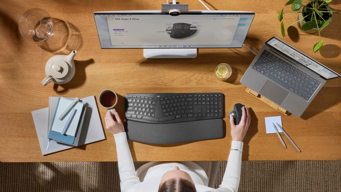 MOUSE LOGITECH MX ERGO S ADVANCED TRACKBALL WIRELESS BOLT/BLUETOOTH USB-C BLACK (910-007261)