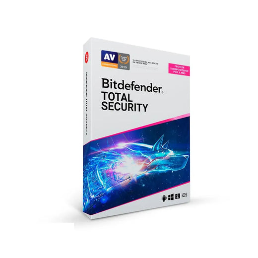 BITDEFENDER TOTAL SECURITY 5 DISPOSITIVOS 12 MESES (CAJA) B11030034