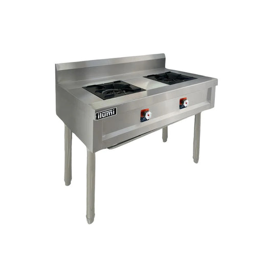 Cocina Industrial De 2 Hornillas Ilumi