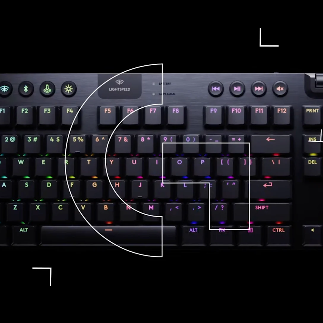TECLADO LOGITECH G915 X TKL LIGHTSPEED/ BT LIGHTSYNC RGB / KEYCONTROL BLACK (920-012715)