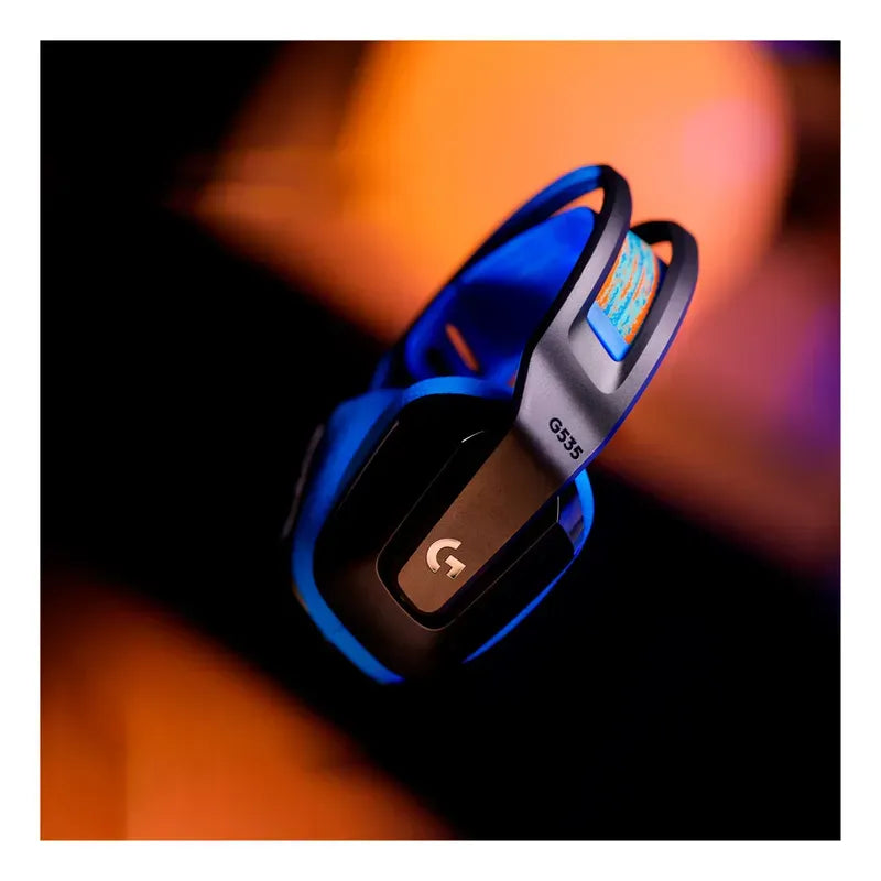 AUDIFONO C/MICROF. LOGITECH G535 LIGHTSPEED PS5/PS4/PC WIRELESS BLACK/BLUE (939-002218)
