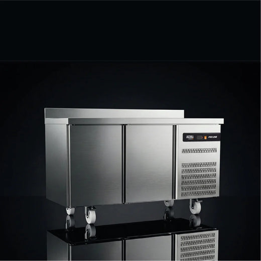 Mesa Refrigerada Pro Line De 280 Litros Con 2 Puertas Sólidas Ilumi