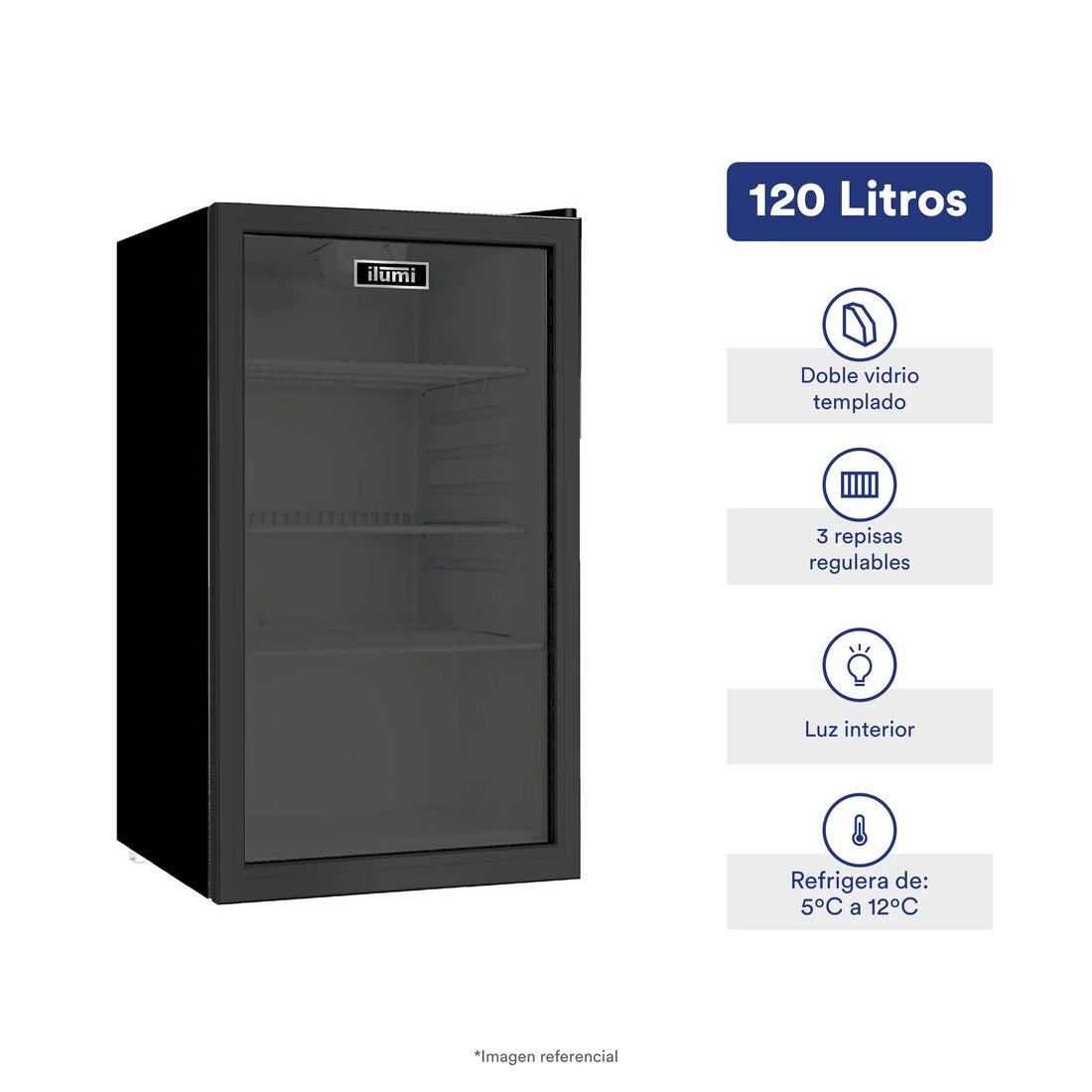 Bc Cooler (Friobar) 120L Ilumi