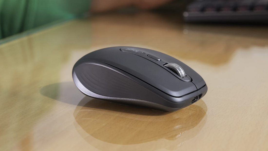 MOUSE LOGITECH MX ANYWHERE 3S BLUETOOTH/WIRELESS 8K USB-C PALE GREY (910-006933)-P