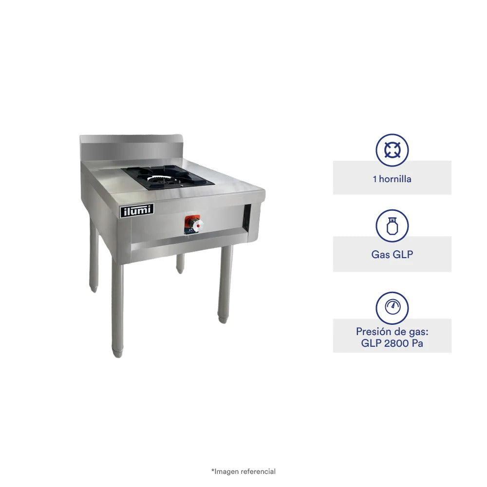 Cocina Industrial De 1 Hornilla Ilumi