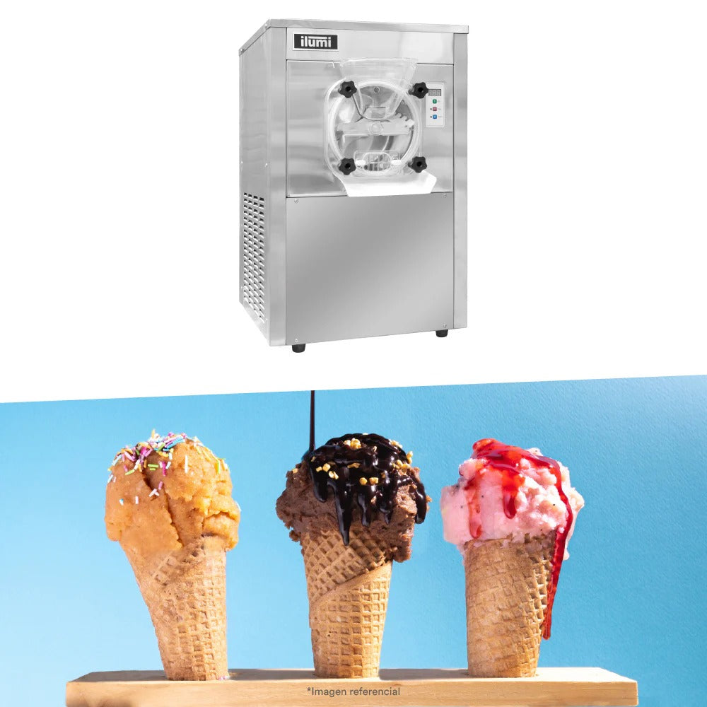Máquina De Helado Artesanal De Sobremesa De Hasta 20L Por Hora Mha-20S Ilumi