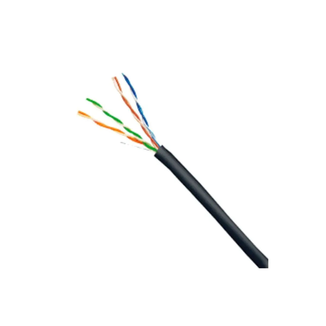 Rollo De Cable De Red Utp Dixon  Cat5E De 305 Mts Negro Uv 3056