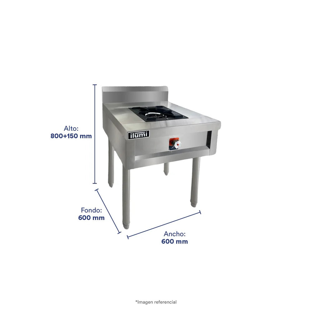 Cocina Industrial De 1 Hornilla Ilumi