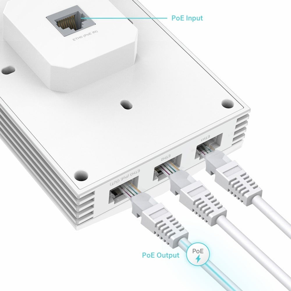 EAP655-WALL ACCESS POINT WIFI 6 TIPO PARED TP-LINK