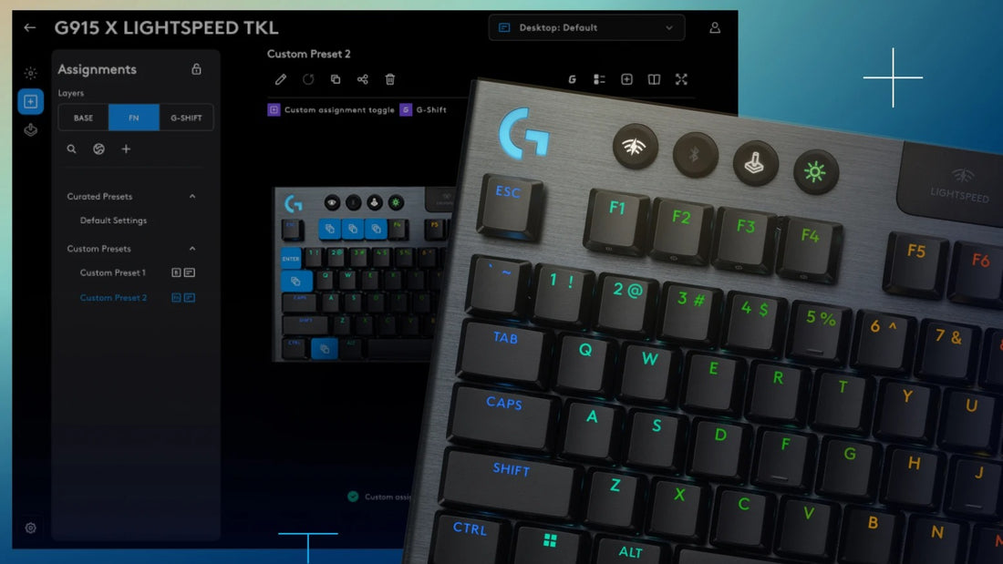 TECLADO LOGITECH G915 X TKL LIGHTSPEED/ BT LIGHTSYNC RGB / KEYCONTROL BLACK (920-012715)