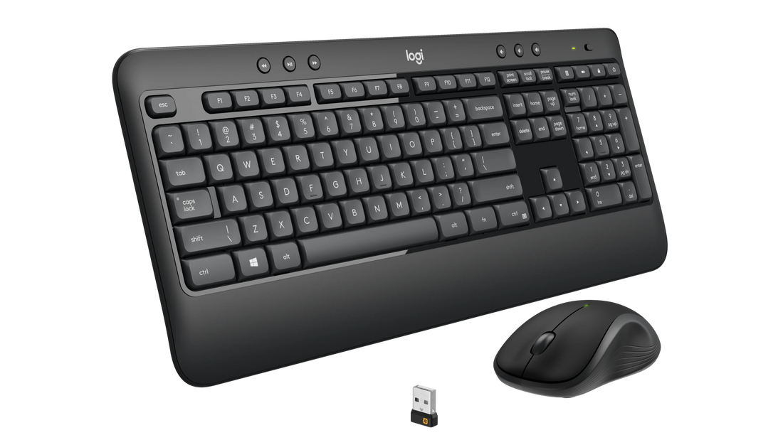TECLADO LOGITECH + MOUSE MK540 WIRELESS USB SP BLACK (PN 920-008673)
