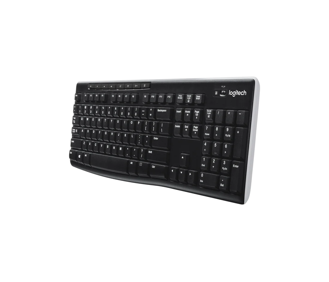 TECLADO LOGITECH K270 WIRELESS UNIFYING USB SP BLACK (920-004426)