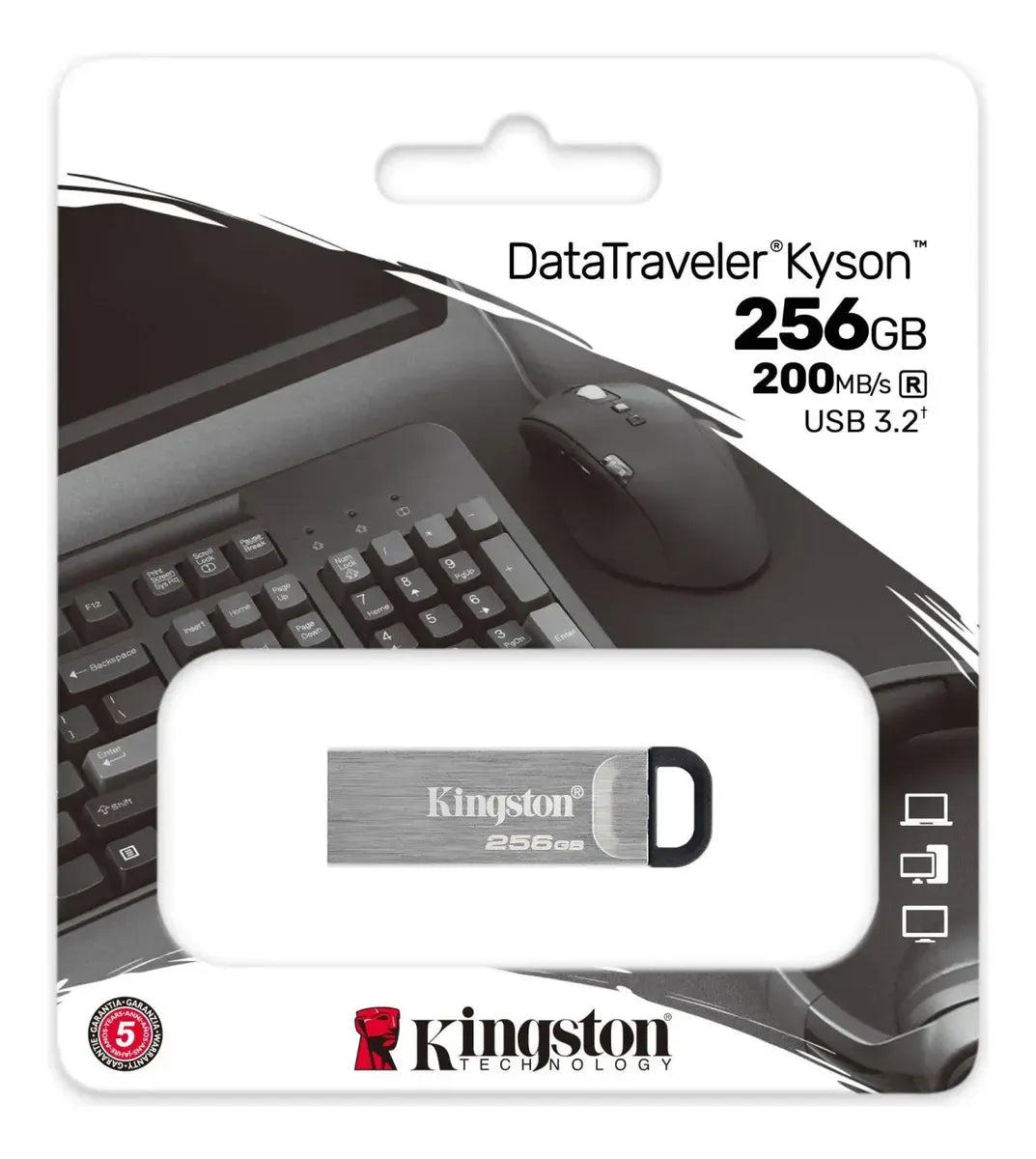 MEMORIA USB 256GB DTKN 3.2 KINGSTON (DTKN/256GB)