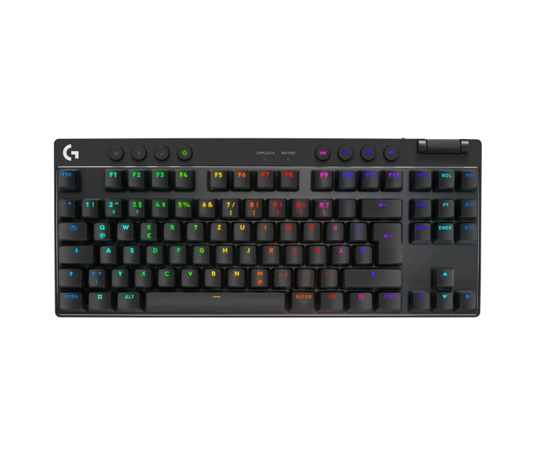 TECLADO LOGITECH PRO X TKL LIGHTSPEED USB WHITE (920-012143)-P