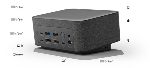 DOCKING STATION LOGITECH VC B2B UC LOGI DOCK (986-000025)*