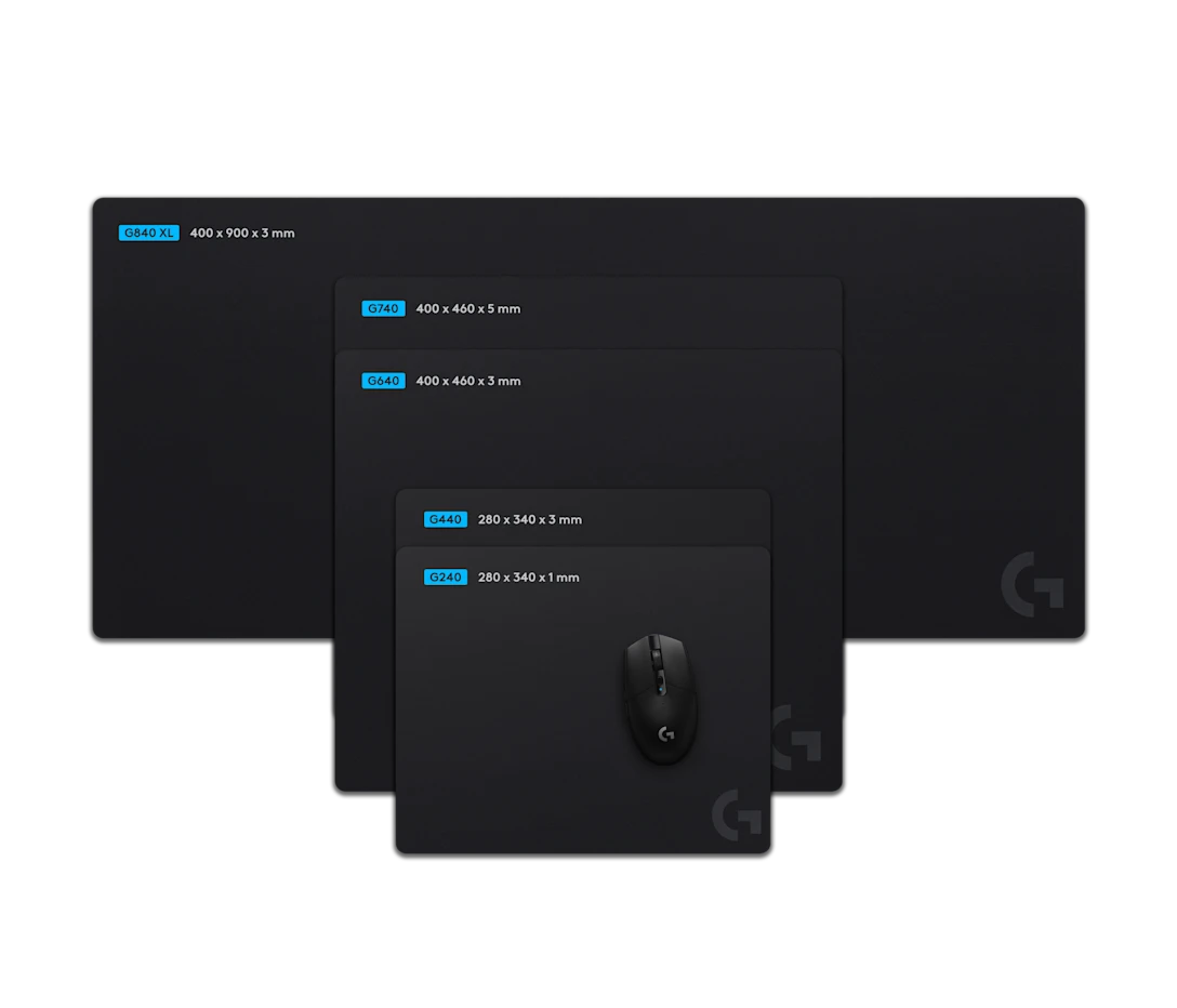PAD MOUSE LOGITECH G440 HARD MEDIUM BLACK (943-000790)