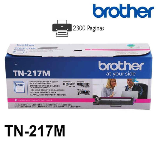 TONER BROTHER TN217M MAGENTA(L3270/L3551/L3750)2300 PAG.