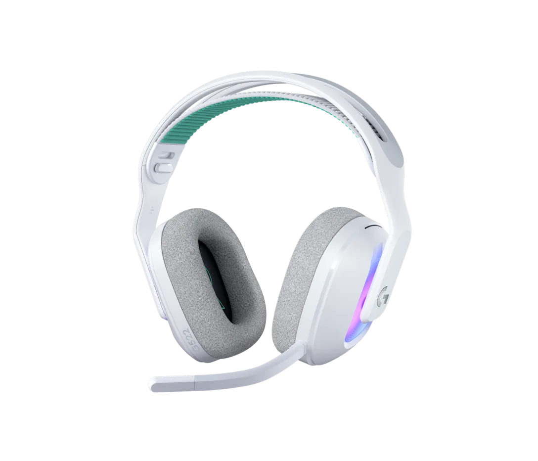 AUDIFONO C/MICROF. LOGITECH G522 90H LIGHTSPEED/BT/CABLE USB-C LIGHTSYNC RGB WHITE (981-001549)