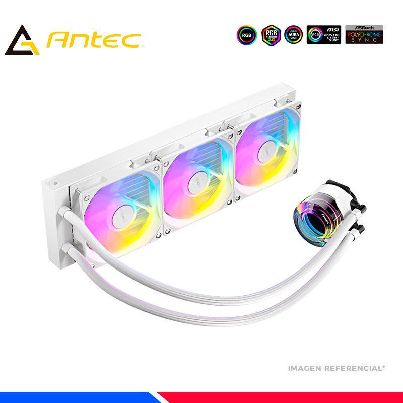 AIO LIQUID ANTEC VORTEX LUM 360 ARGB WT 0-761345-40056-5