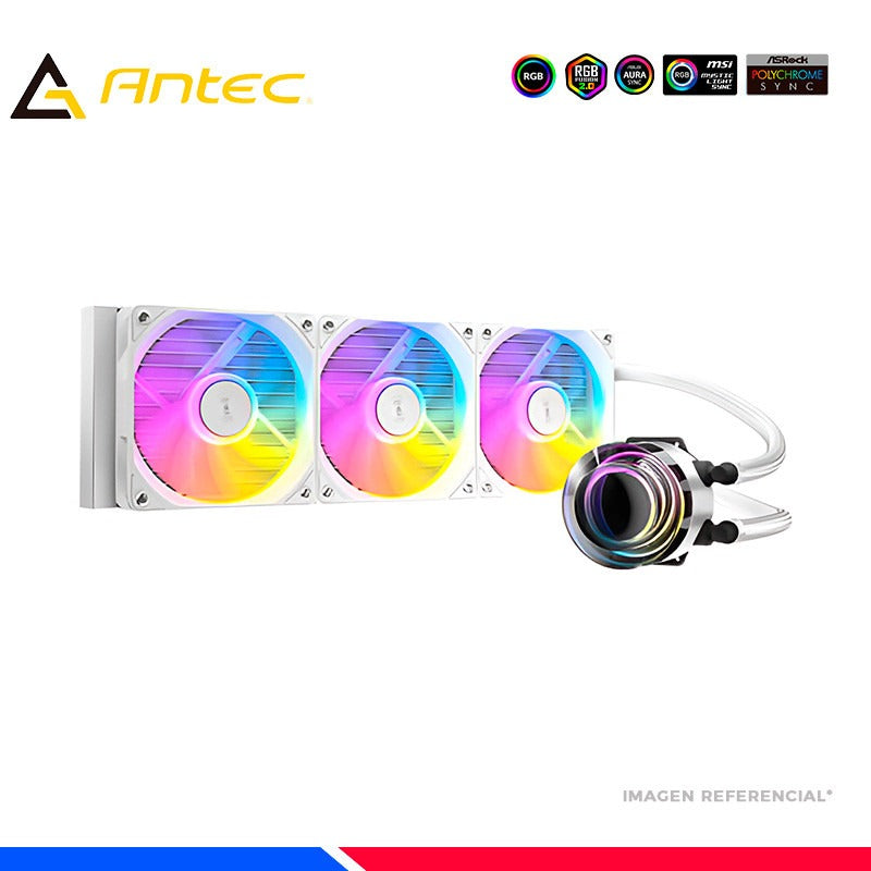 AIO LIQUID ANTEC VORTEX LUM 360 ARGB WT 0-761345-40056-5
