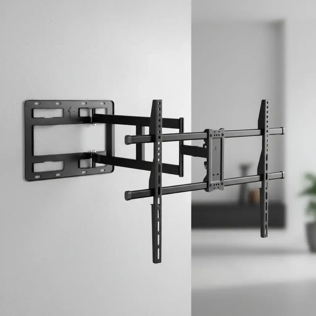 RACK MOVIBLE DOBLE BRAZO PARA TV O PANTALLAS 43" A 90" PRO-900A