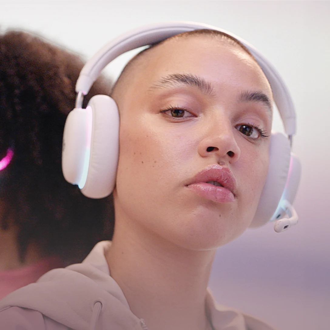 AUDIFONO C/MICROF. LOGITECH G735 LIGHTSPEED/BLUETOOTH RGB WHITE (981-001082) AURORA COLLECTION-P