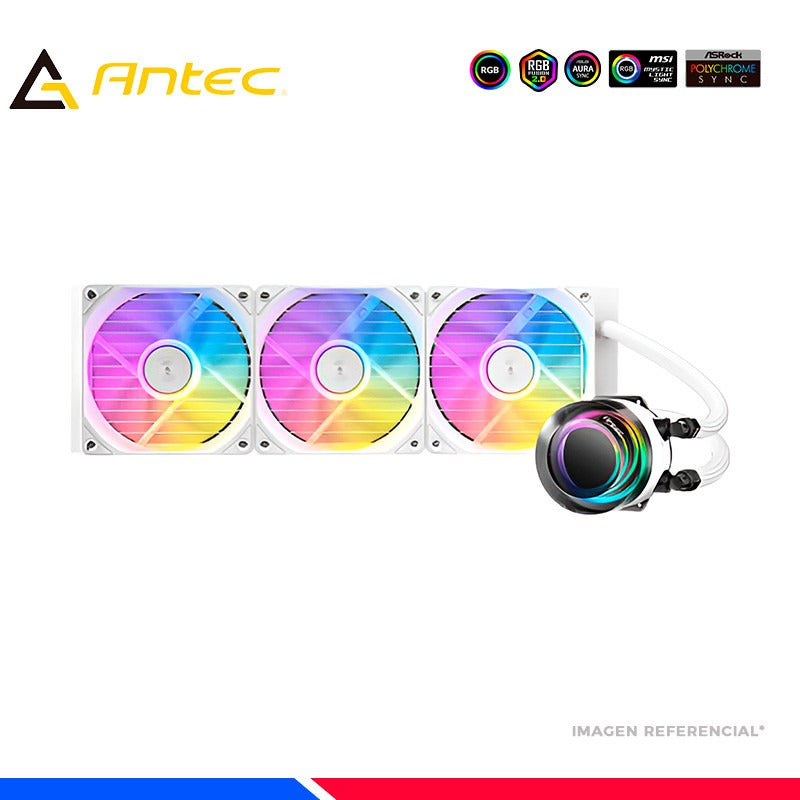 AIO LIQUID ANTEC VORTEX LUM 360 ARGB WT 0-761345-40056-5