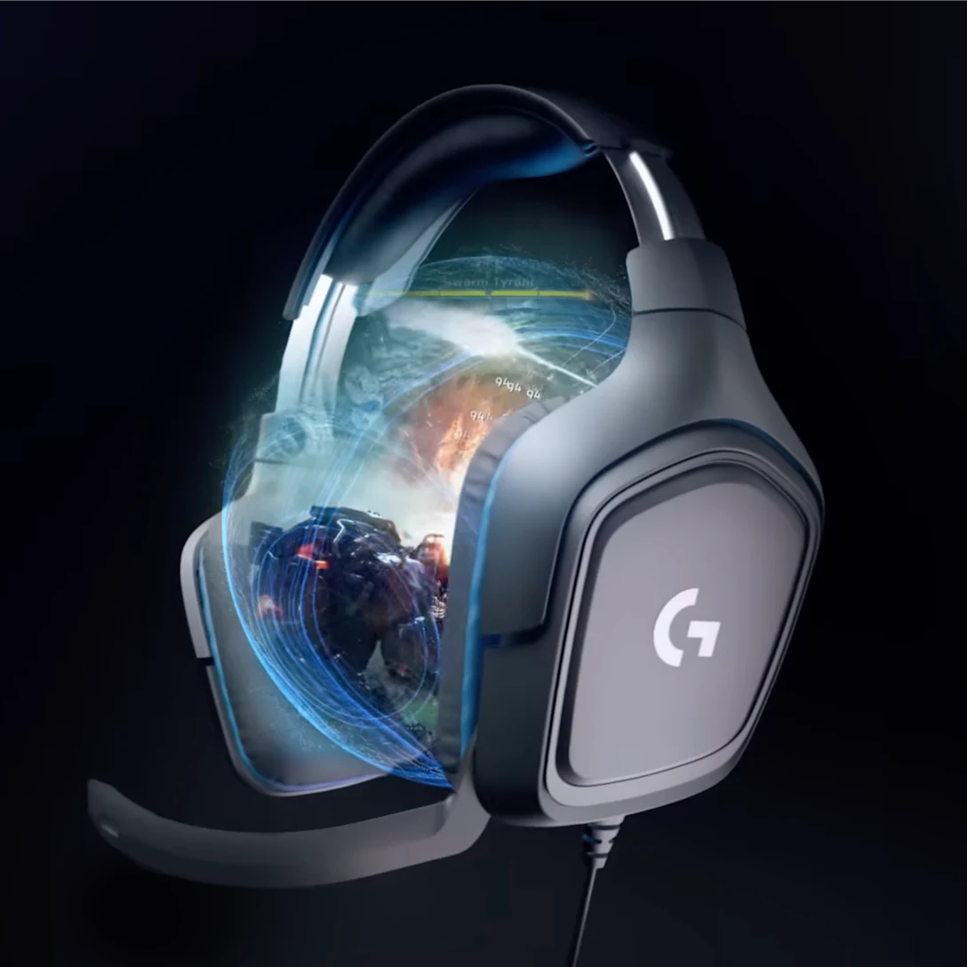 AUDIFONO C/MICROF. LOGITECH G432 7.1 USB BLACK (981-000769)