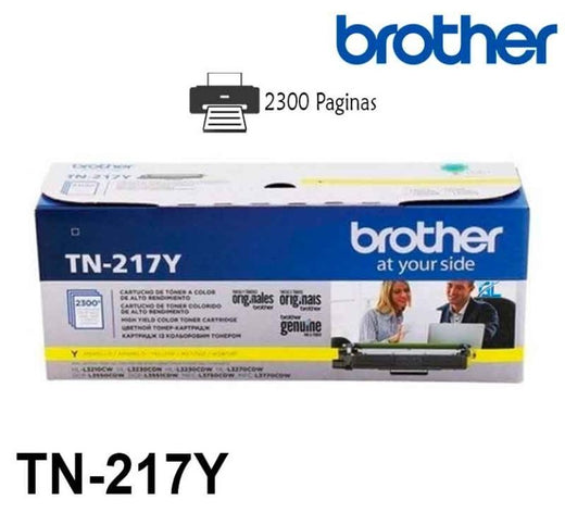 TONER BROTHER TN217Y YELLOW(L3270/L3551/L3750)2300 PAG.