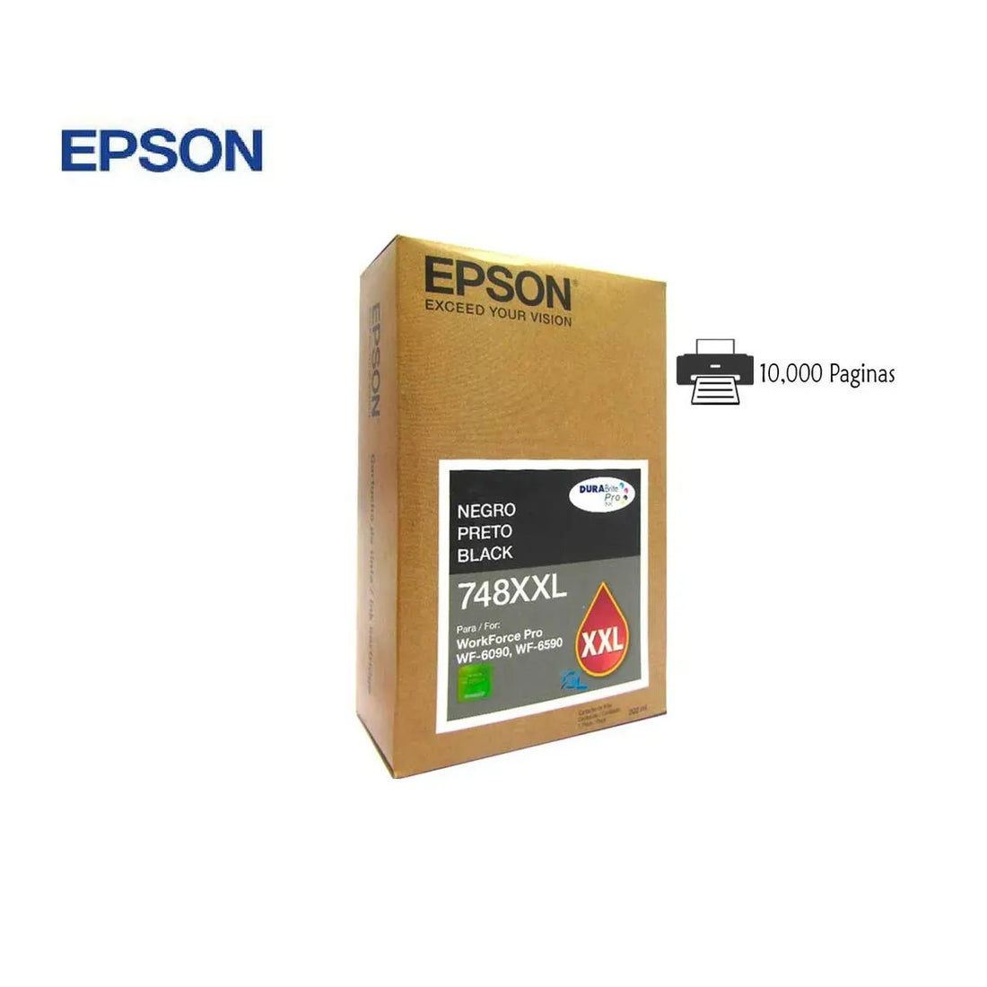 TINTA EPSON T748XXL120-AL NEGRA