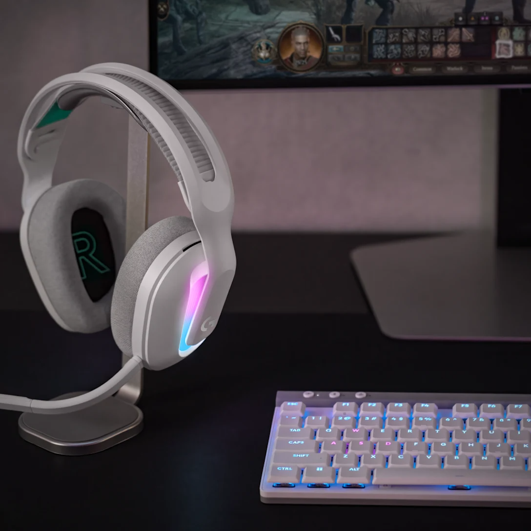 AUDIFONO C/MICROF. LOGITECH G522 90H LIGHTSPEED/BT/CABLE USB-C LIGHTSYNC RGB WHITE (981-001549)
