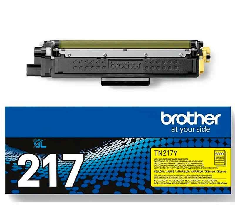 TONER BROTHER TN217Y YELLOW(L3270/L3551/L3750)2300 PAG.