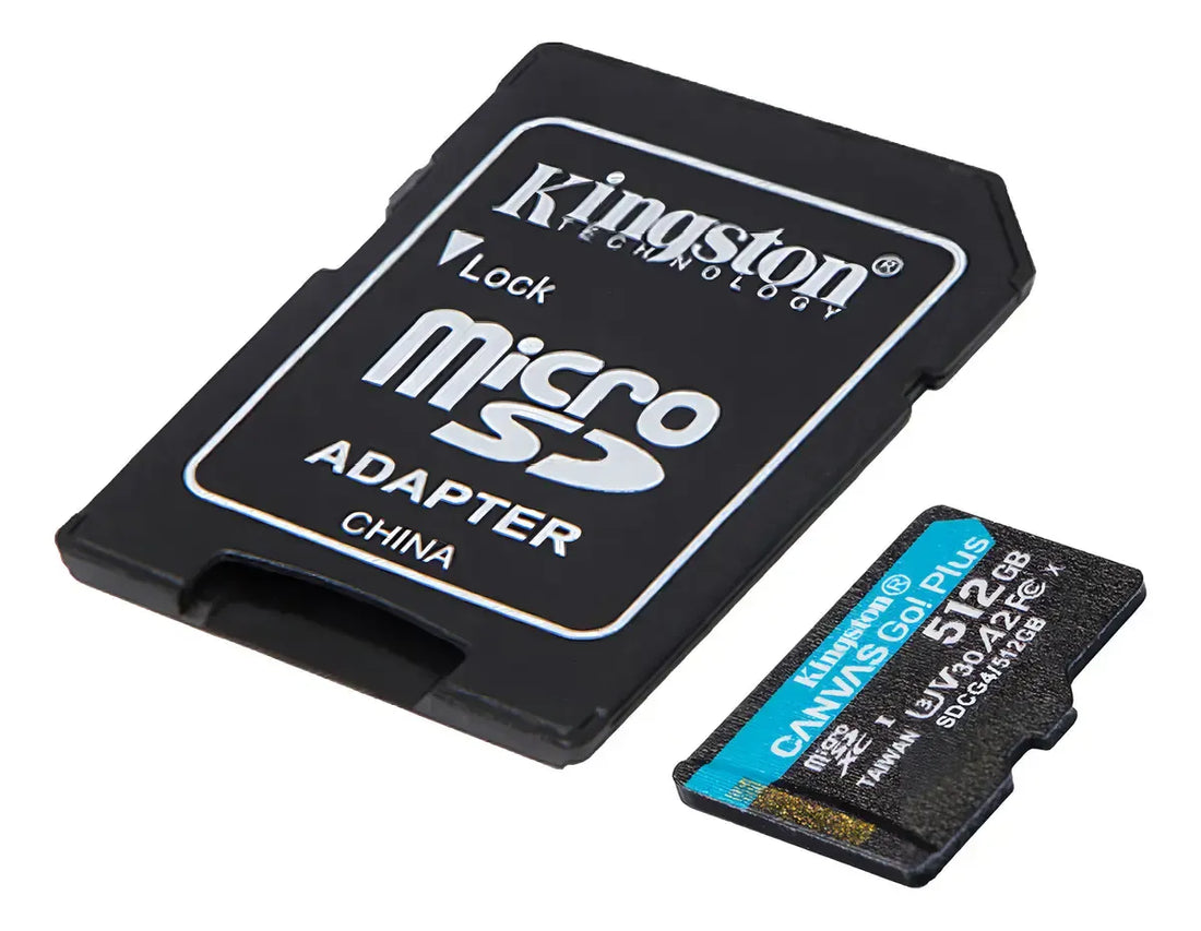 MEMORIA MICROSDXC 512GB R200MB/S W160MB/S C10+ADP KINGSTON (SDCG4/512GB)