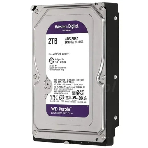 Disco Duro Western Digital Purple 2TB 3.5" SATA CMR 256MB