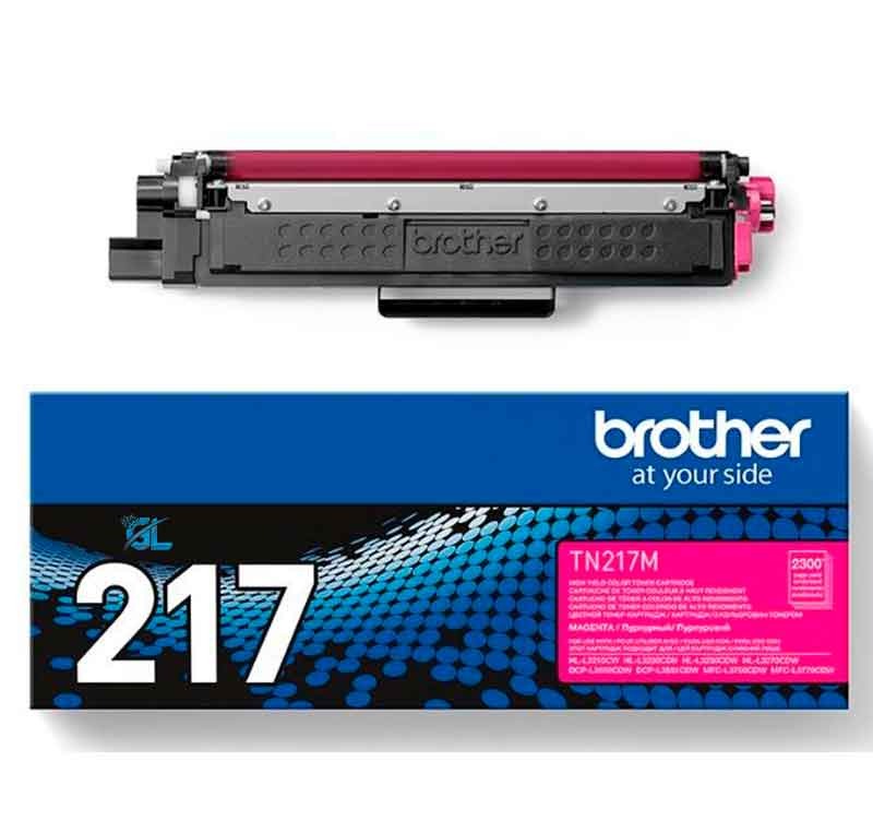 TONER BROTHER TN217M MAGENTA(L3270/L3551/L3750)2300 PAG.