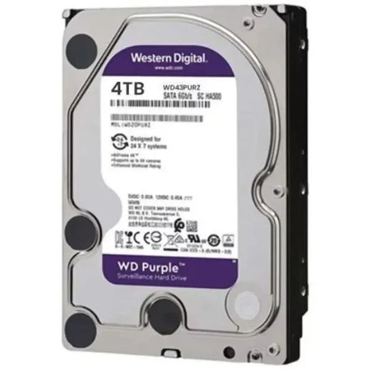 Disco Duro Western Digital Purple 4TB 3.5" SATA Surveillance