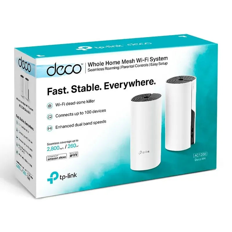 DECO M4 (2-PACK) MESH WIFI 5 AC1200 DUAL BAND TP-LINK