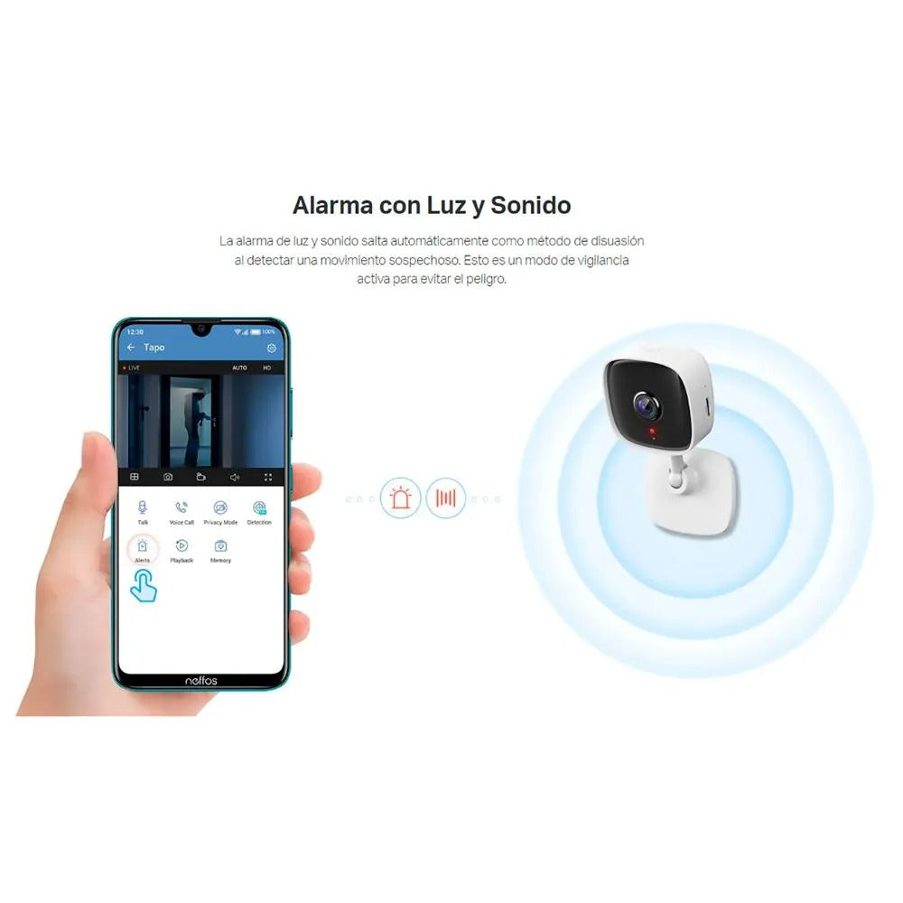 TAPO C100 TP-LINK CÁMARA WI-FI 2MP FHD (1920×1080) TP-LINK