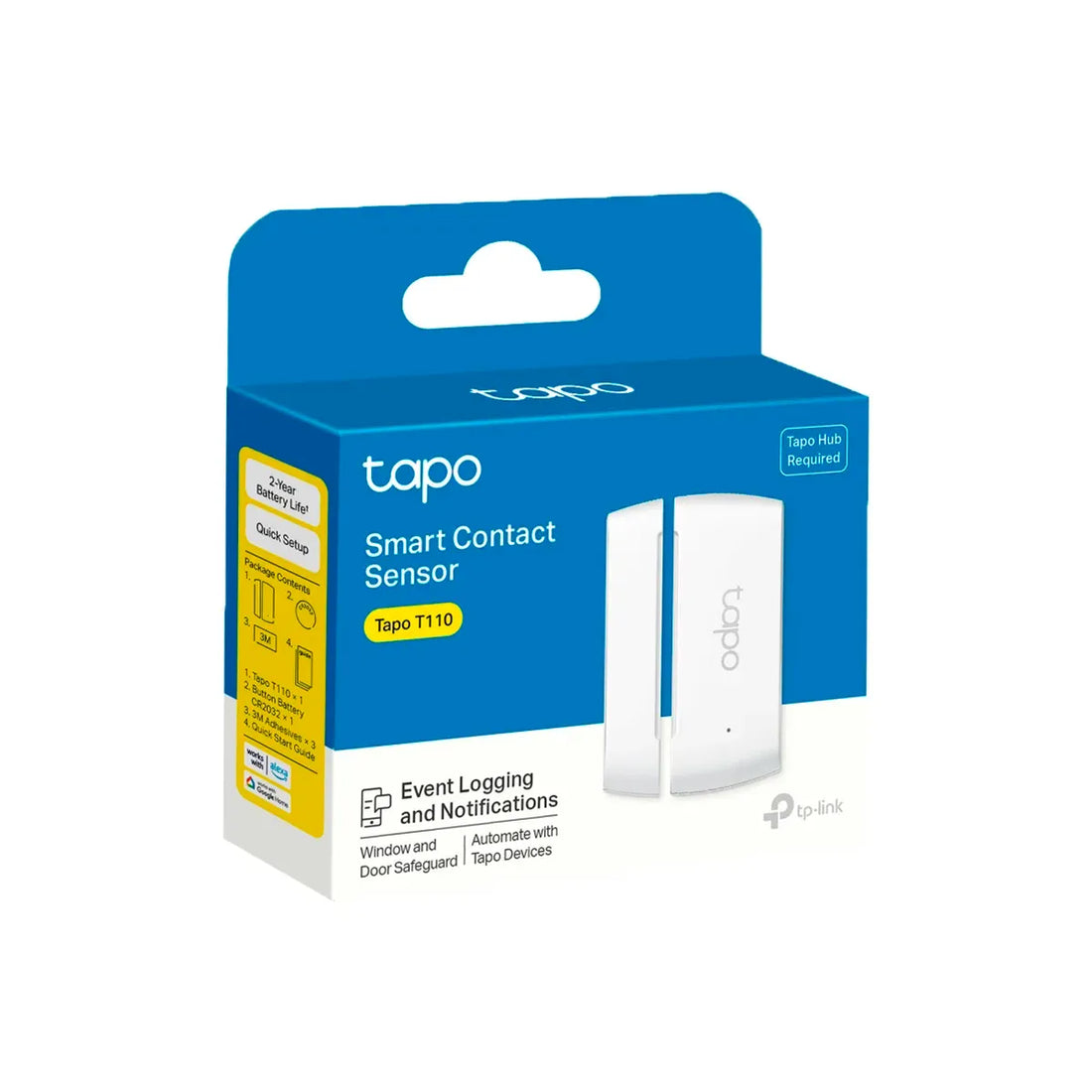 TAPO T110 TP-LINK SENSOR TAPO DE CONTACTO INTELIGENTE SUB-1G TP-LINK